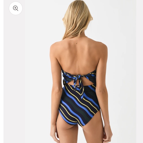 Anthropologie x Cala de La Cruz Alison One-Piece Strapless Swimsuit - Picture 13 of 13